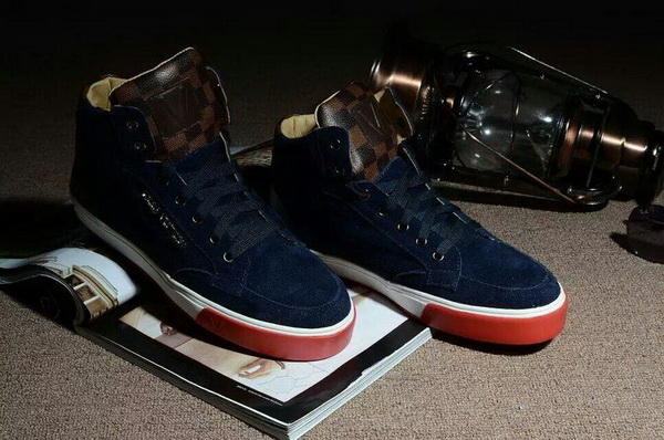 LV High-Top Fashion Men Shoes--014